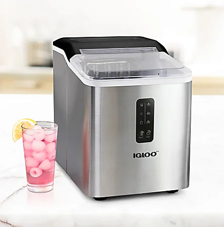 26LB AUTOMATIC SELF-CLEANING ICE MAKER STAINLESS STEEL